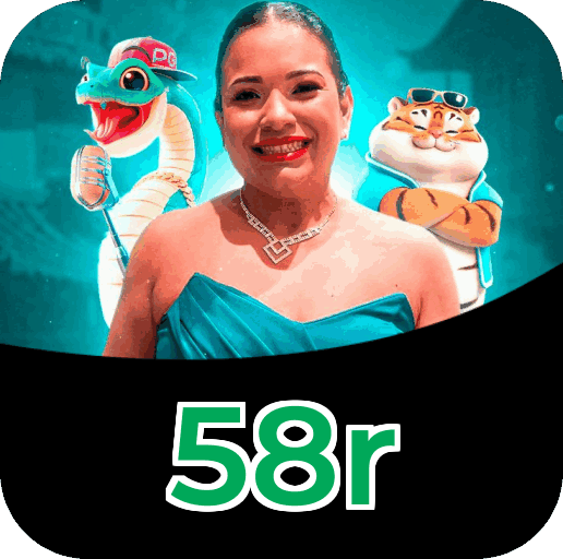 Plataforma 58r mostrando interface moderna, jogos certificados e recursos de segurança licenciados